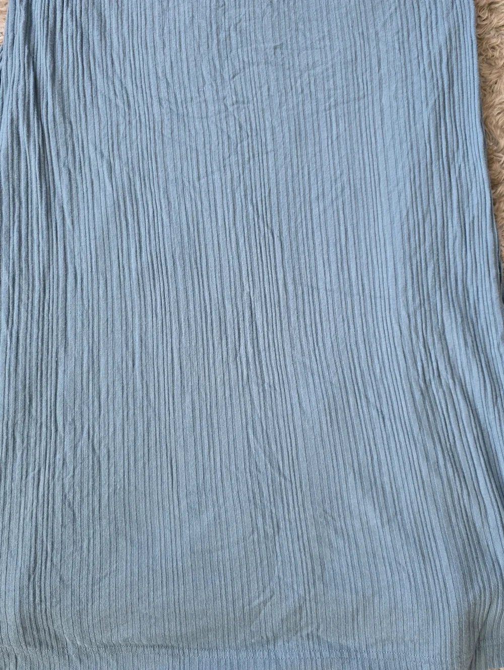 Free People Athea Halter Dress Ribbed Material Light Blue Women's‎